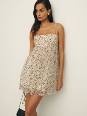 Reformation Polkadot Mini Dress